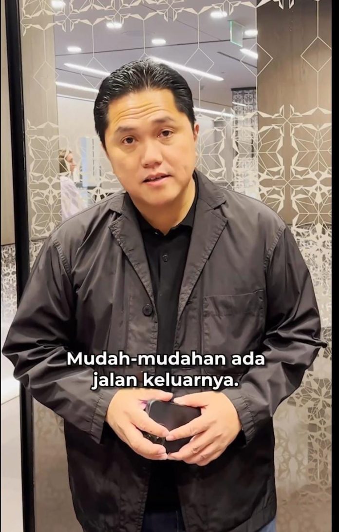 Ketua Umum PSSI Erick Thohir