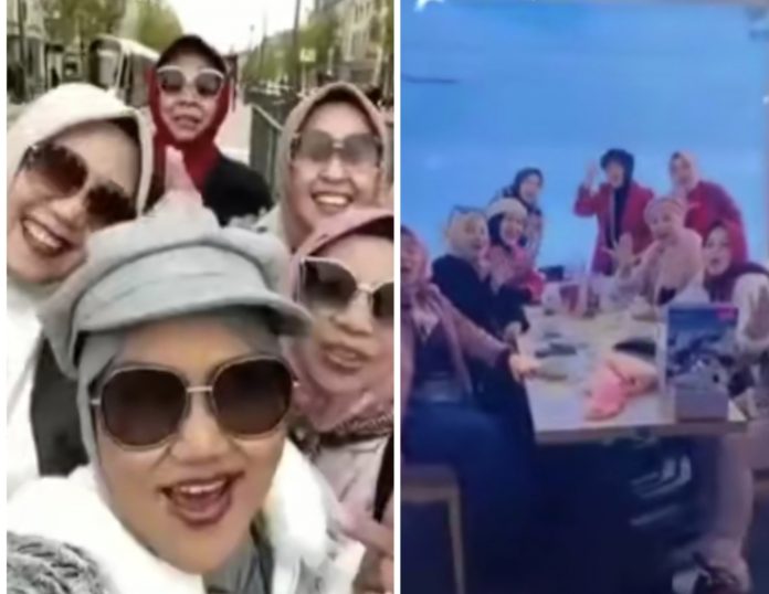 Viral istri Bupati Empat Lawang liburan ke luar negeri bergaya sosialita bersama teman-temannya.