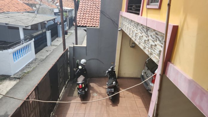 Lokasi pencurian motor jurnalis di Pancoran, jakarta Selatan