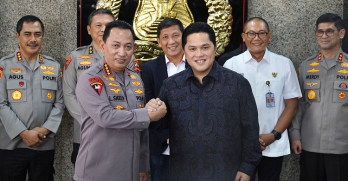 Kapolri Jenderal Listyo Sigit dan Ketua PSSI Erick Thohir komitmen membernatas mafia bola di Indonesia.