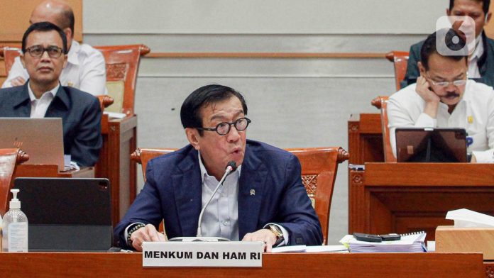 Menteri Hukum dan HAM Yasonna Laoly