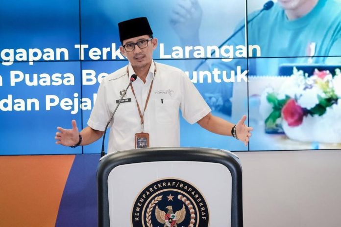 Menparekraf Sandiaga Uno