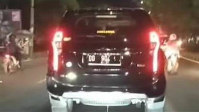 Mobil Pajero milik Wakil Ketua DPRD Sulsel