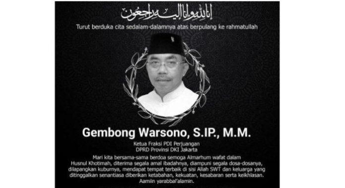 Putra mendiang Gembong Warsono gantikan pencalegan ayahnya.