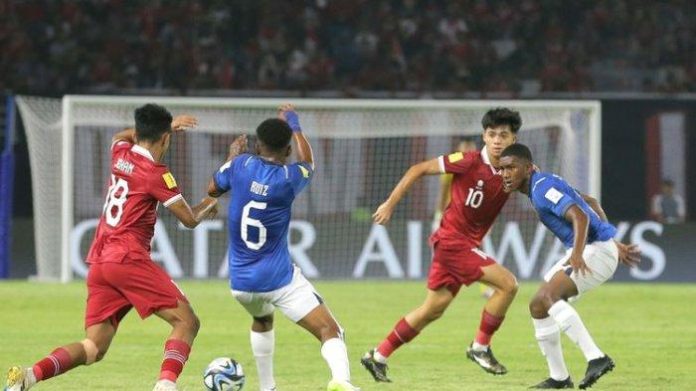 Laga Indonesia lawan Ekuador di Stadion Gelora Bung Tomo, Surabay, Jumat (10/11/2023).