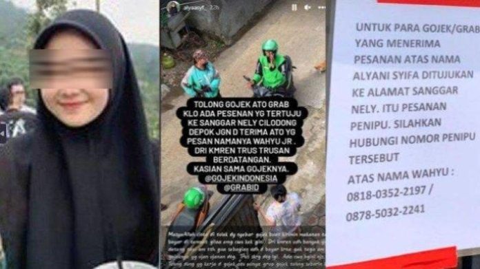 Gegara menolak cinta seorang cowok yang kenalnya di Tiktok, wanita di Cilodong diteror orderan ojol fiktif ke alamat rumahnya.