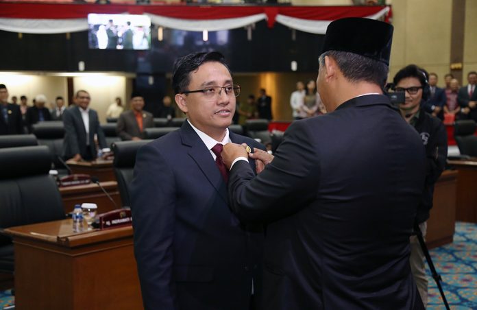 DPRD DKI melantik Setyoko sebagai PAW dari Fraksi Gerindra sisa masa jabatan 2019-2024.