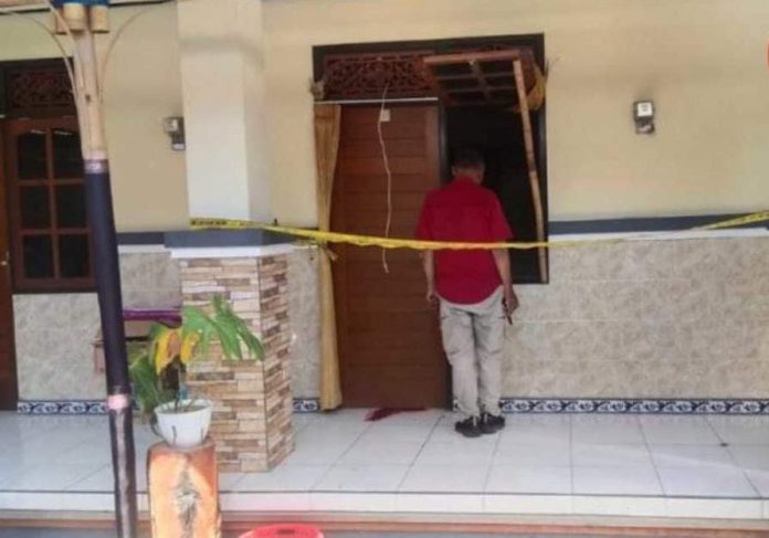 Kamar kos Aldi Sahilatua yang berada di Jalan Bypass Ngurah Rai, Nusa Dua, Bali.