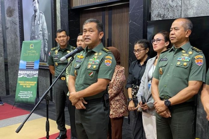 Kepala Staf Angkatan Darat (KSAD) Jenderal Maruli Simanjuntak.