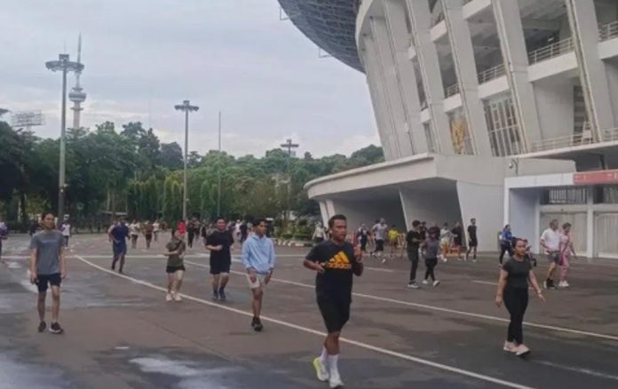 Heboh speaker di kawasan Stadion Gelora Bung Karno (GBK), Jakarta, secara tiba-tiba mengeluarkan suara wanita mendesah.