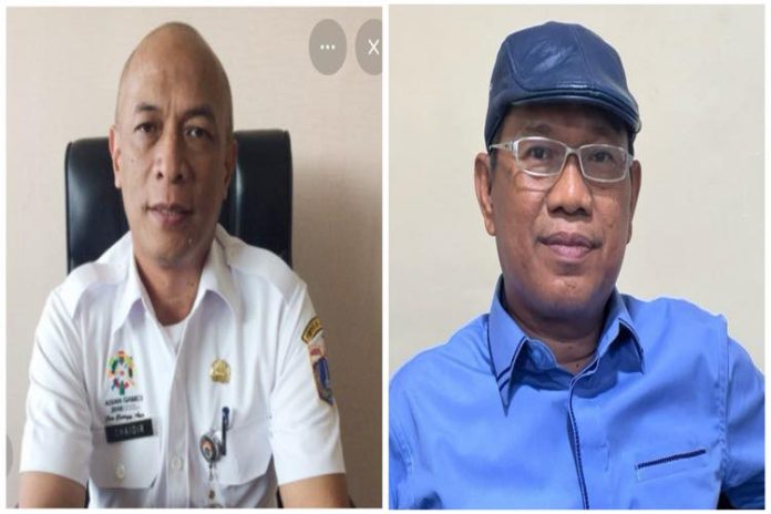 Pengamat Kebijakan Publik Sugiyanto Emik (kanan) Kepala Badan Kepegawaian Daerah (BKD) DKI Jakarta, Chaidir (kiri).