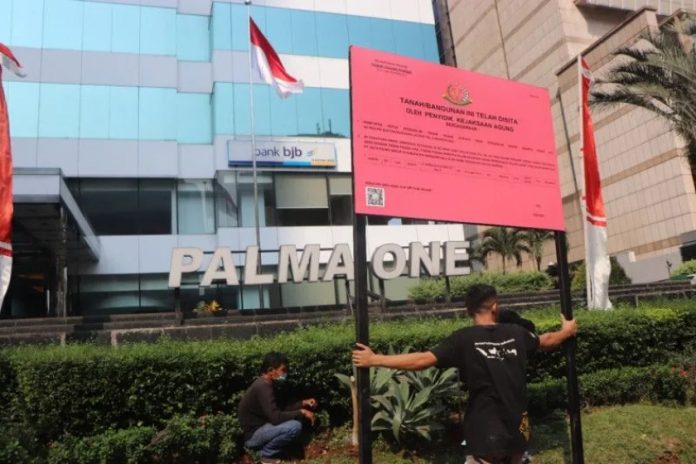 Penyitaan aset PT Duta Palma Group sesuai dengan perintah Jaksa Agung untuk melakukan pelacakan aset tersangka Surya Darmadi, dalam rangka pemulihan kerugian dan perekonomian negara.